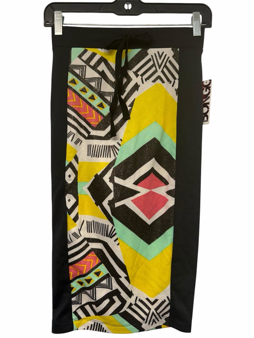 Bongo Juniors Small Tribal Aztec Bodycon Midi Skirt NWT Stretch Pencil